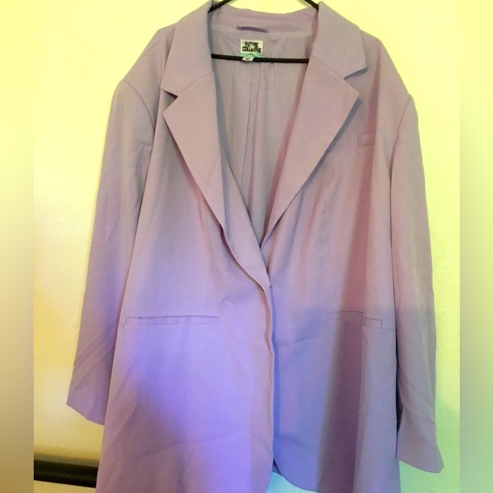 Lilac oversized blazer size 4X
